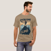 Berg überwinden Wandern T-Shirt (Vorne ganz)