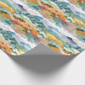 Berg- und Baumlandschaft Geschenkpapier (Ecke)