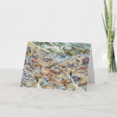 Berg und du Got dieses Denken deiner Karte (Vorderseite)