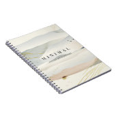 Berg- und Goldene Linie Kunsthalle. Oriental Notizblock (Rechte Seite)