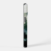 Berg und Sasquatch iPhone 15 Hülle (Rechte Seite)