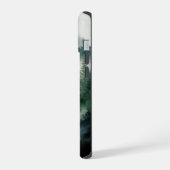 Berg und Sasquatch iPhone 15 Hülle (Linke Seite)