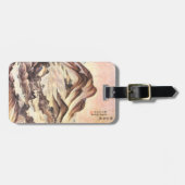 Berg und Stream Koreanische Joseon Dynastie Folk A Gepäckanhänger (Vorderseite horizontal)