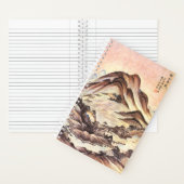 Berg und Stream Koreanische Joseon Dynastie Folk A Notizblock (Innen)