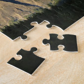 Berg- und Waldfläche, durch Sonneneinstrahlung Puzzle (Seite)