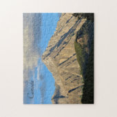 Berg- und Waldfläche, durch Sonneneinstrahlung Puzzle (Vertikal)