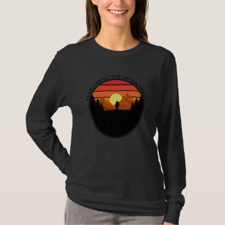 Berg- und Waldszene 100 T-Shirt