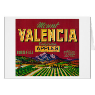 Berg Valencia Apple beschriften - Watsonville, CA