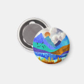 Berg Vista Magnet (Vorderseite/Rückseite)