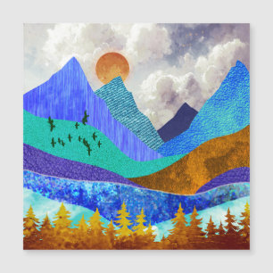 Berg Vista Magnetkarte