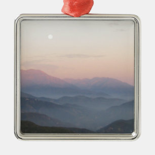 Berg Vista Ornament Aus Metall