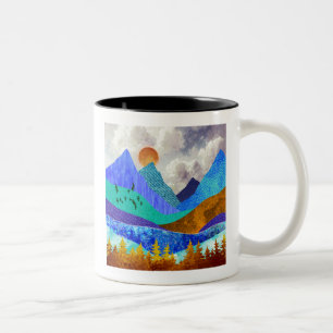 Berg Vista Zweifarbige Tasse