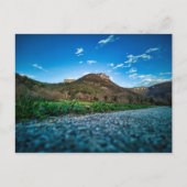 Berg von der Straße Postkarte (Vorderseite)