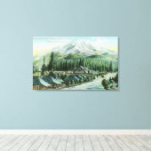 Berg von der Südpazifikbahn Leinwanddruck (Insitu (Holzboden))