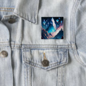 Berg von Kristalllandschaft Button (Beispiel)
