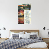 Berg von Lost Lake View Leinwanddruck (Insitu (Schlafzimmer))