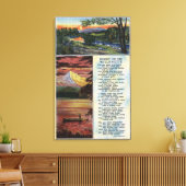 Berg von Lost Lake View Leinwanddruck (Insitu (Wohnzimmer))