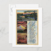 Berg von Lost Lake View Postkarte (Vorne/Hinten)