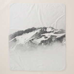 BERG VON SCHNEE BEDeckt Sherpadecke