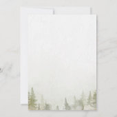 Berg, Wald, See, Lichter Chic Save the Date (Rückseite)