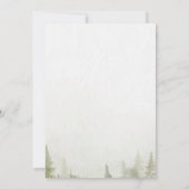 Berg, Wald, See, Saitenlichter Einladung (Rückseite)