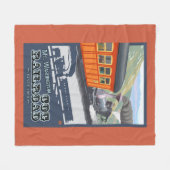 Berg Washington, neue HampshireCog Eisenbahn Fleecedecke (Vorderseite (Horizontal))
