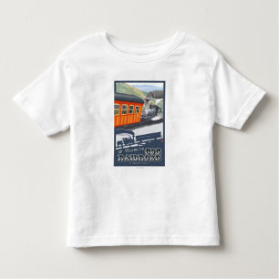 Berg Washington, neue HampshireCog Eisenbahn Kleinkind T-shirt