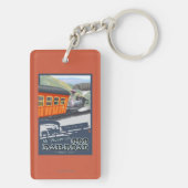 Berg Washington, neue HampshireCog Eisenbahn Schlüsselanhänger (Rückseite)