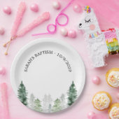 Berg Winter Tauf-Papierteller Pappteller (Party)