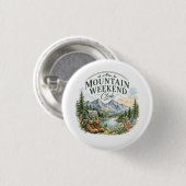 Berg-Wochenend-Club-Wanderabenteuer Wildnis Button (Vorne & Hinten)