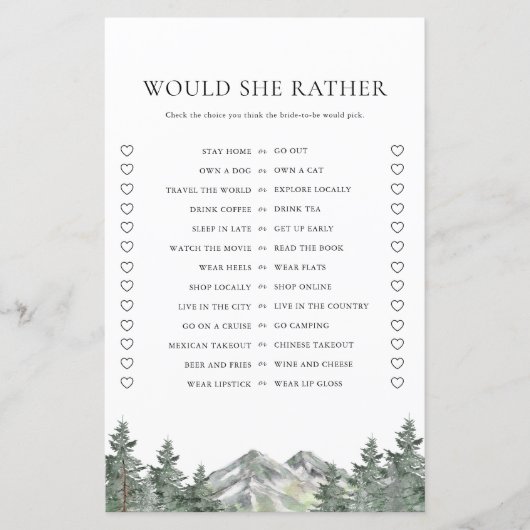 Berg würde sie eher Brautparty spielen (Vorderseite)