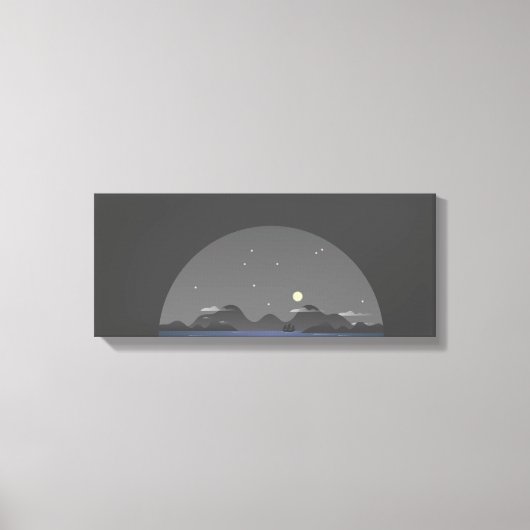 Berg | Zazzle_Growshop. Leinwanddruck (Vorderseite)