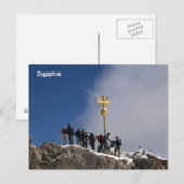 Berg Zugspitze Postkarte (Vorne/Hinten)