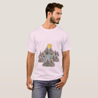 Bergabenteuer – Natur-T-Shirt im Aquarellstil T-Shirt