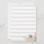 Bergabenteuer Pink Lilac Brautparty Einladung (Rückseite)