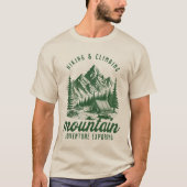 Bergabenteuer: Wandern & Klettern T-Shirt (Vorderseite)