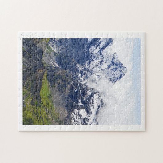 Bergabhang in den Schweizer Alpen Puzzle (Horizontal)