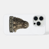 Bergamasco Hirtenhemd iPhone Hülle (Rückseite (Horizontal))