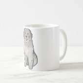 Bergamasco Sheepdog Art Kaffeetasse (VorderseiteRechts)