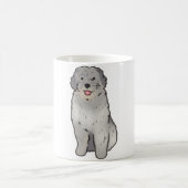 Bergamasco Sheepdog Art Kaffeetasse (Mittel)