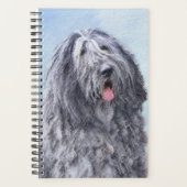Bergamasco Sheepdog Malerei - Niedlicher Original  Planer (Vorderseite)