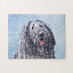 Bergamasco Sheepdog Malerei - Niedlicher Original Puzzle