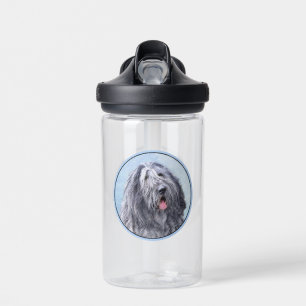 Bergamasco Sheepdog Malerei - Niedlicher Original  Trinkflasche