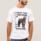 Bergamasco Sheepdog Quote Mama Vater, Bergamasco S T-Shirt (Vorderseite)