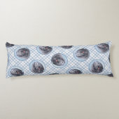 Bergamasco Sheepdog Schepherd Malerei Niedlicher H Seitenschläferkissen (Rückseite)