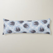 Bergamasco Sheepdog Schepherd Malerei Niedlicher H Seitenschläferkissen (Vorderseite)