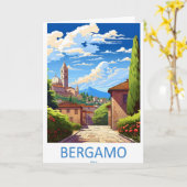 Bergamo 1 karte (Gelbe Blume)