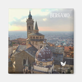 Bergamo, Italien - Kühlschrankmagnet von Velvet Es