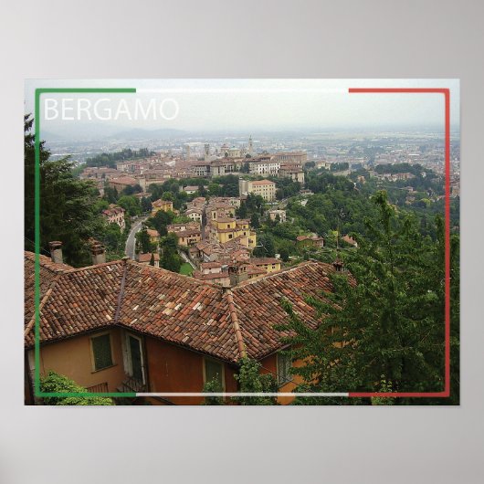 Bergamo - Italien Poster (Vorne)