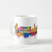Bergamo Italien Skyline Kaffeetasse (Vorderseite Links)